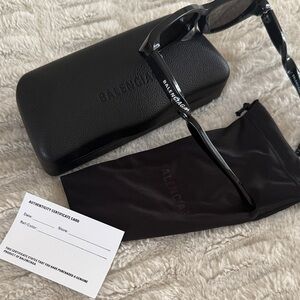 Balenciaga Black Leather Men's Bag